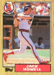 1987 Topps Baseball Cards      422     Jack Howell